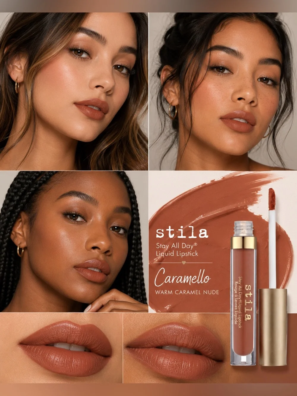 Stila Stay All Day Liquid Lipstick Caramello NIB Discontinued